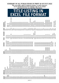 EXCEL LISTING 2022 TP